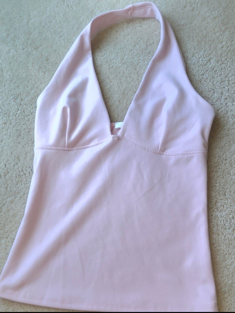 gaze Pastel Pink Halter Top